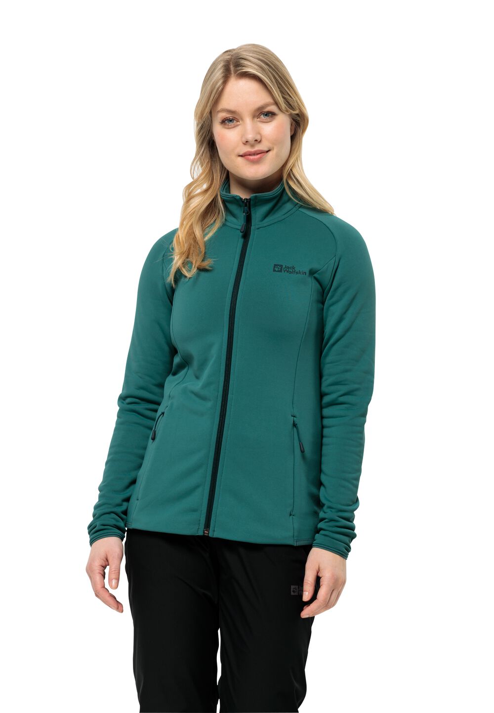 Jack Wolfskin Fleecejacke Damen Baiselberg FZ Women M petrol petrol von Jack Wolfskin