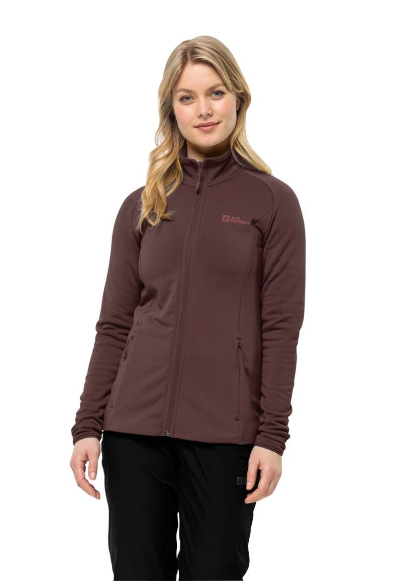 Jack Wolfskin Fleecejacke Damen Baiselberg FZ Women XS dark maroon dark maroon von Jack Wolfskin