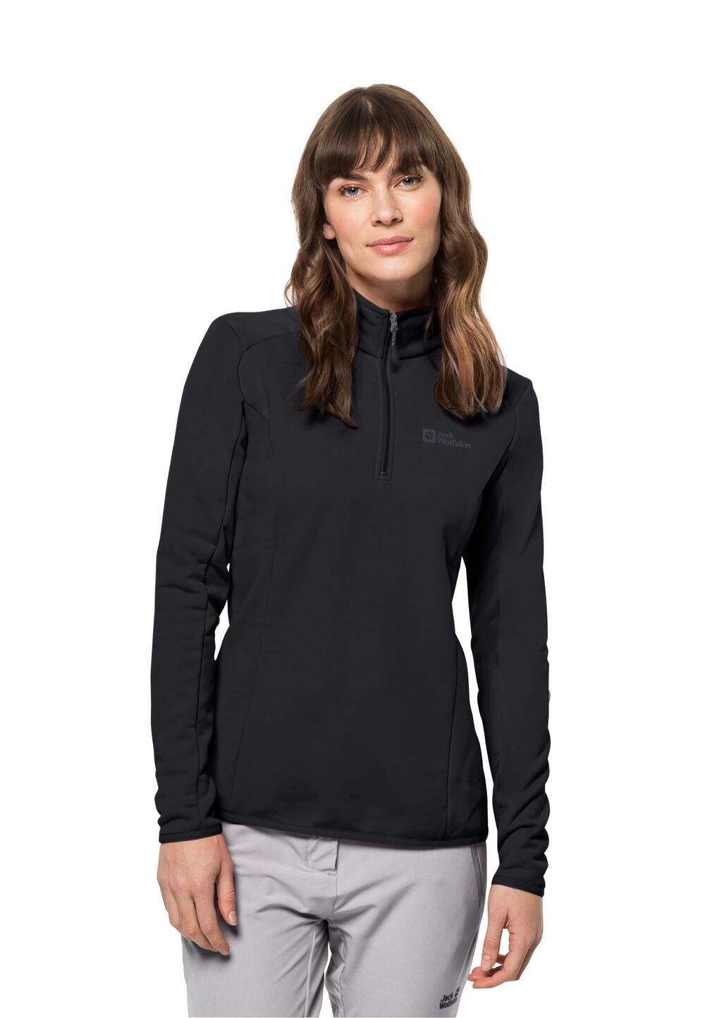 Jack Wolfskin Fleecejacke Damen Baiselberg HZ Women L schwarz black von Jack Wolfskin