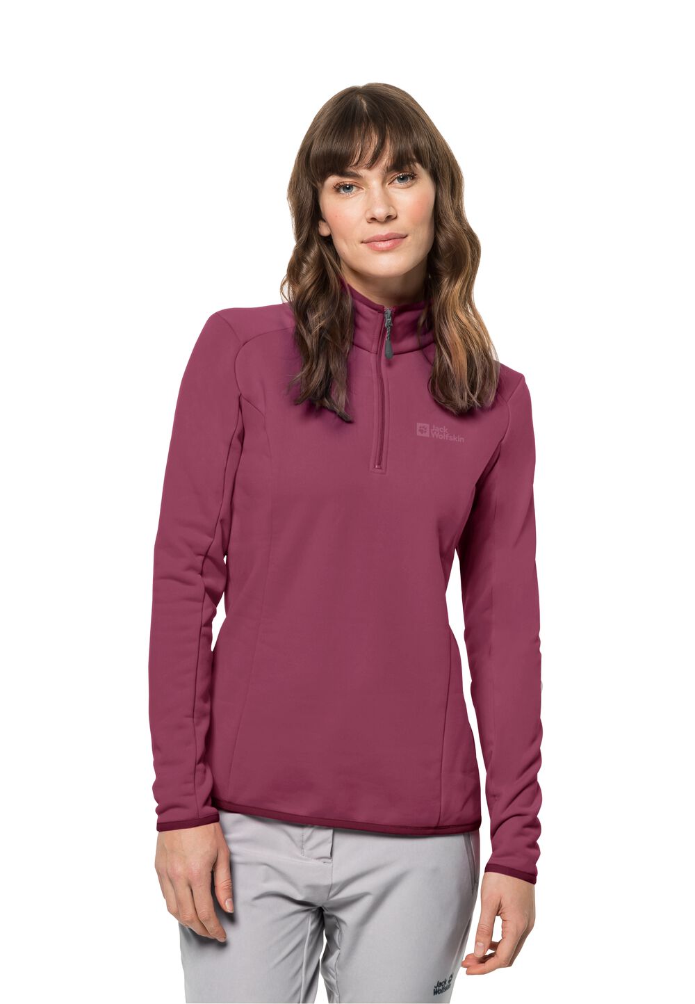 Jack Wolfskin Fleecejacke Damen Baiselberg HZ Women M sangria red sangria red von Jack Wolfskin