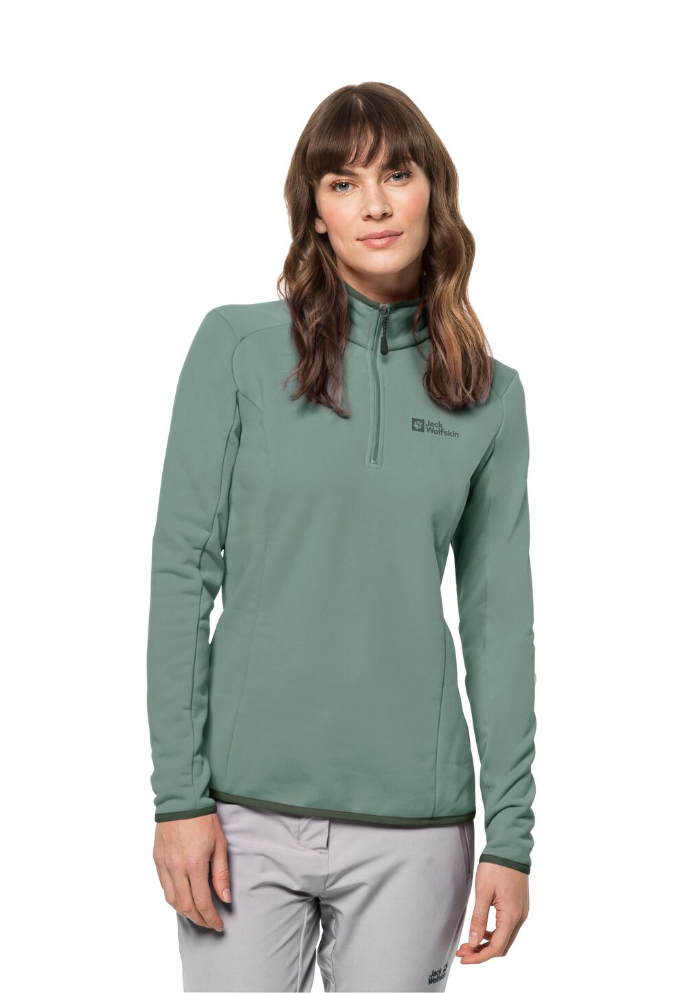 Jack Wolfskin Fleecejacke Damen Baiselberg HZ Women XXL picnic green picnic green von Jack Wolfskin