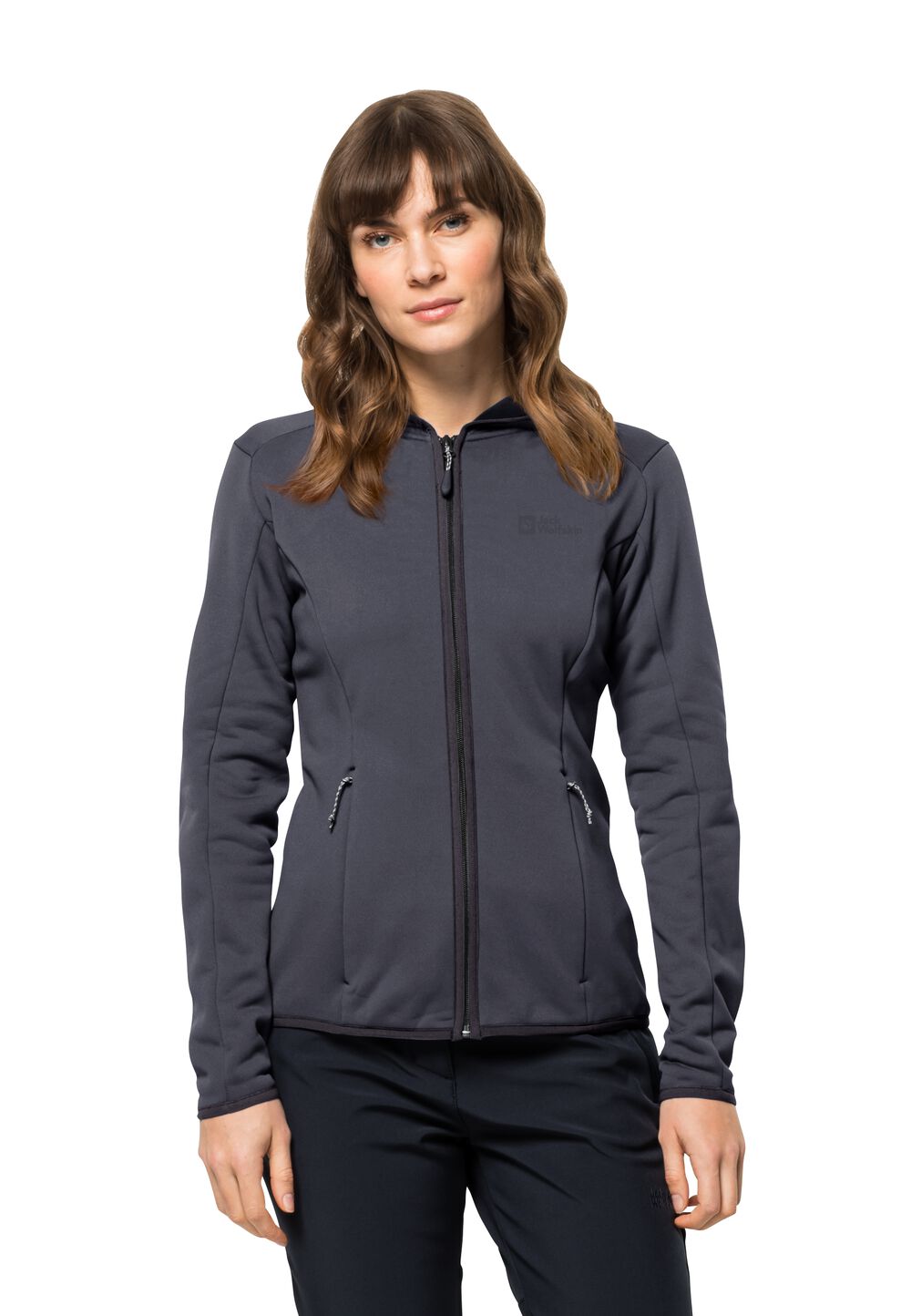 Jack Wolfskin Baiselberg Hooded FZ Women L dolphin dolphin von Jack Wolfskin