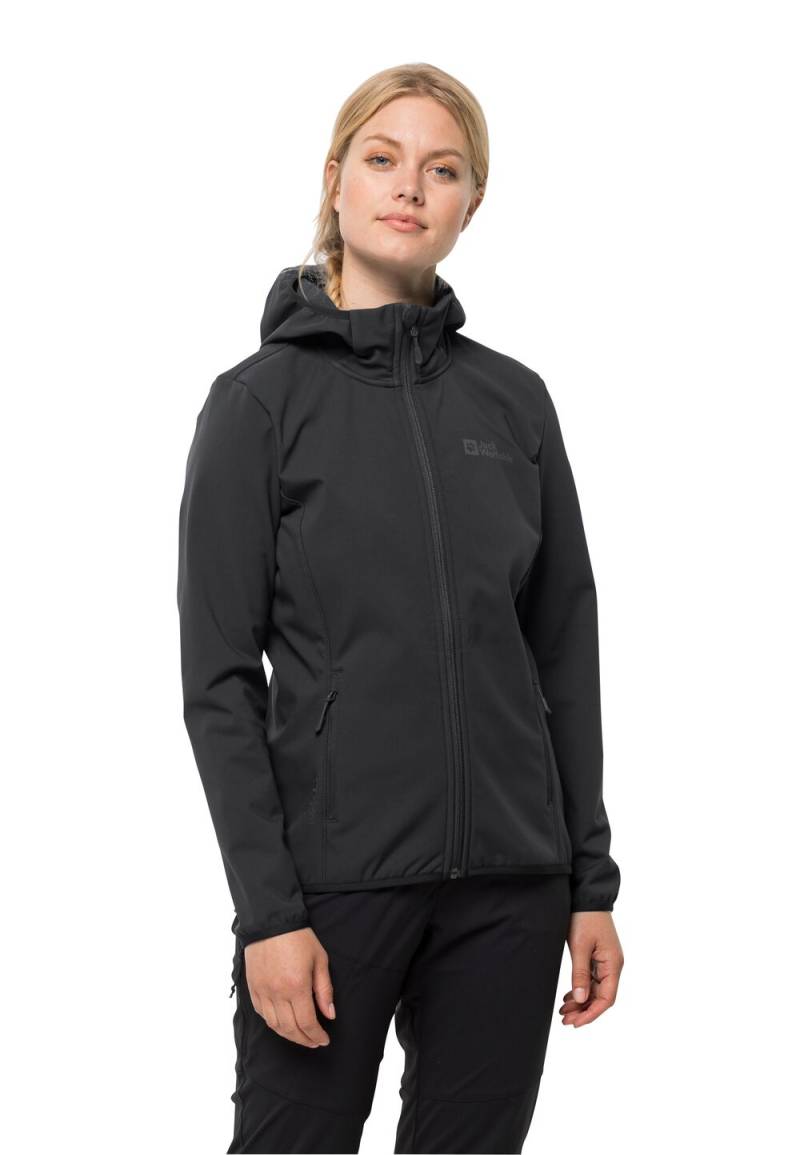 Jack Wolfskin Fleecejacke Damen Bornberg Hoody Women L schwarz black von Jack Wolfskin