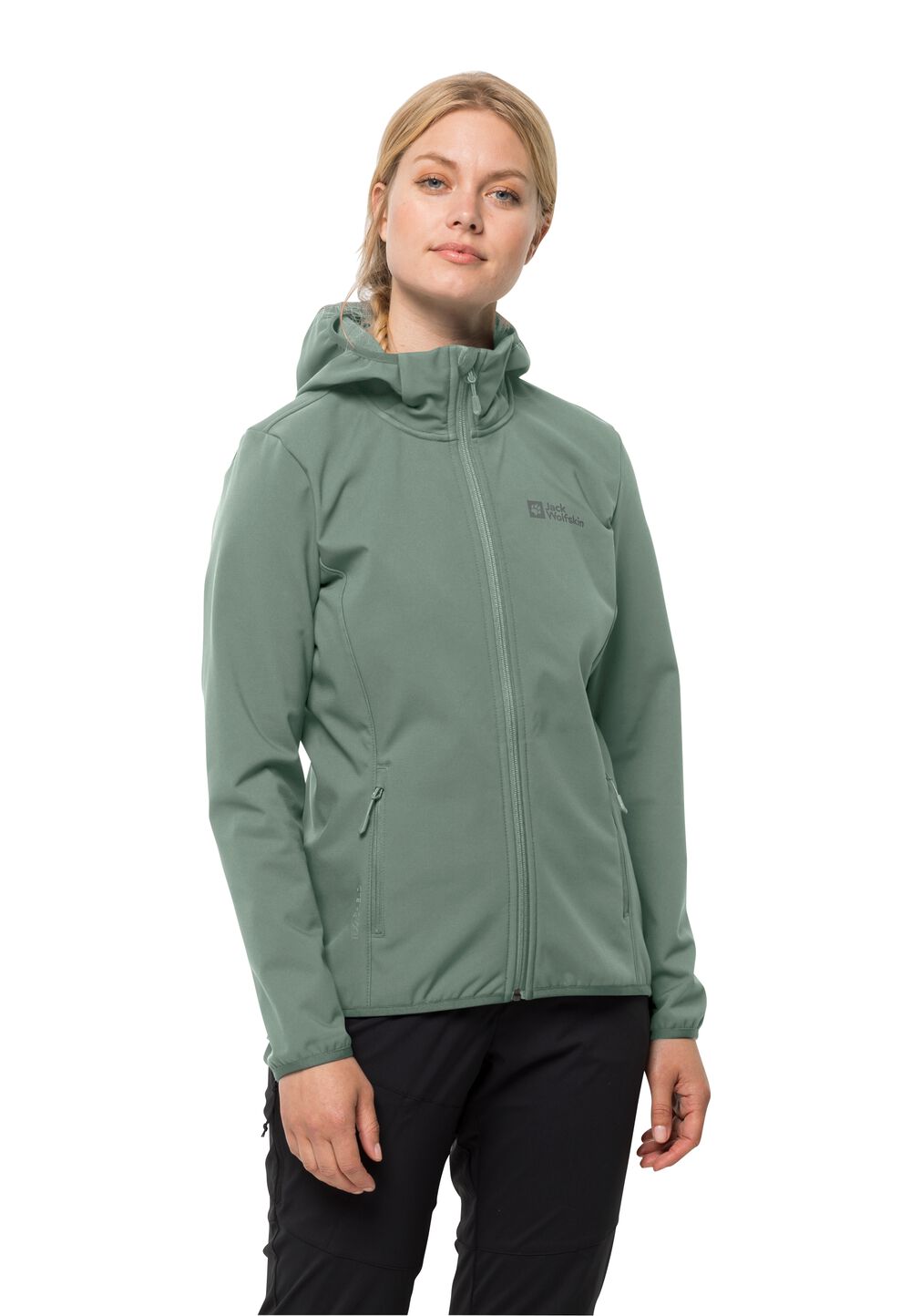 Jack Wolfskin Fleecejacke Damen Bornberg Hoody Women M picnic green picnic green von Jack Wolfskin