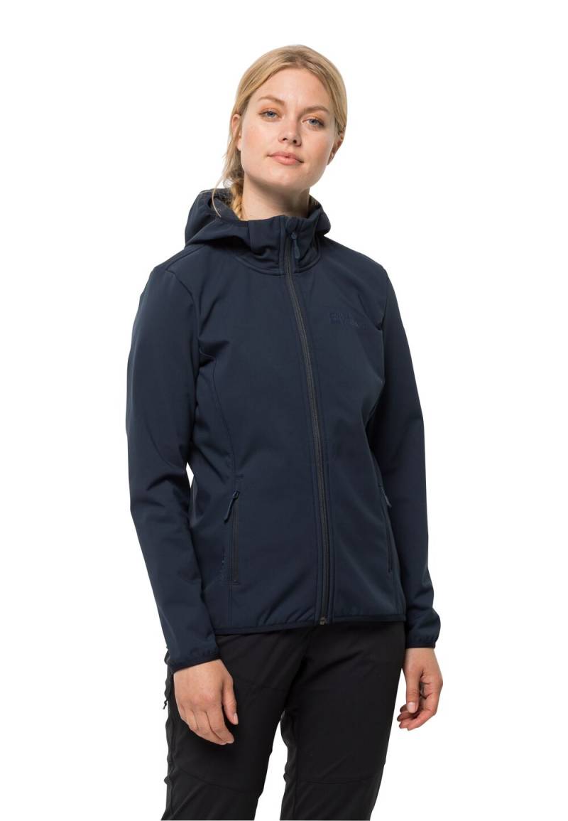 Jack Wolfskin Fleecejacke Damen Bornberg Hoody Women S blau night blue von Jack Wolfskin