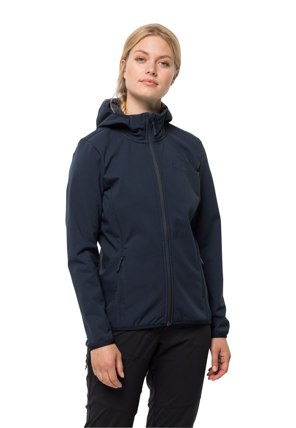 Jack Wolfskin Fleecejacke Damen Bornberg Hoody Women XS blau night blue von Jack Wolfskin