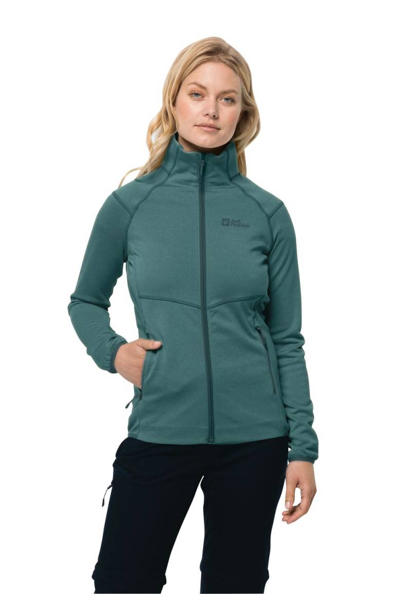 Jack Wolfskin Fleecejacke Damen Fortberg FZ Women L petrol petrol von Jack Wolfskin