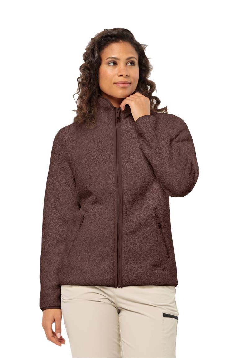 Jack Wolfskin Fleecejacke Damen High Curl Jacket Women L boysenberry boysenberry von Jack Wolfskin