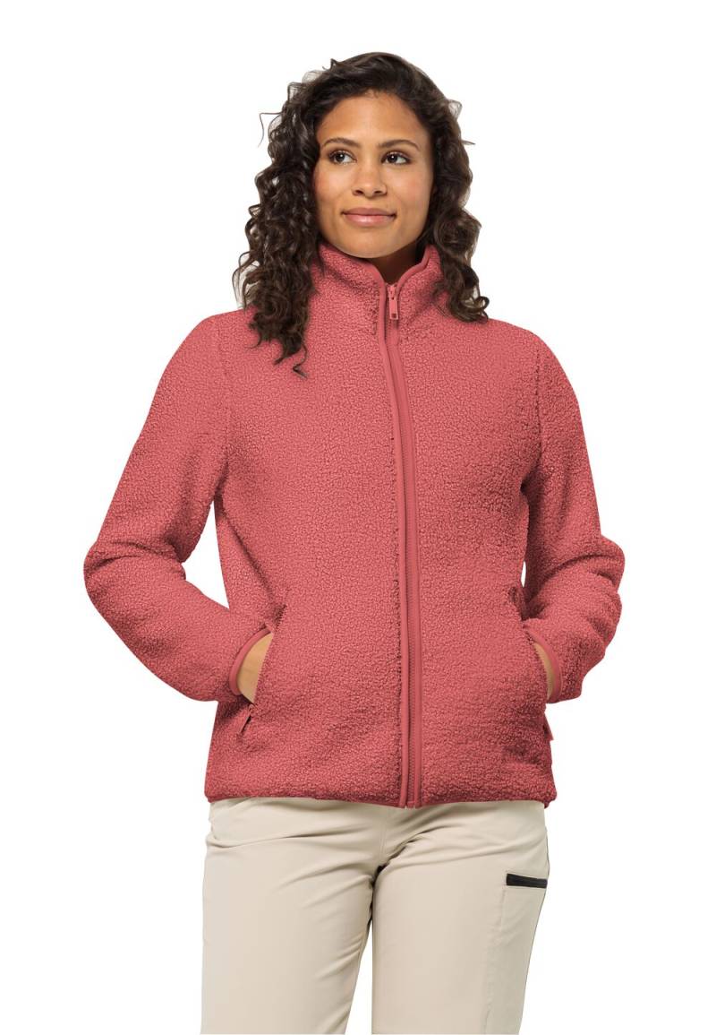 Jack Wolfskin Fleecejacke Damen High Curl Jacket Women L red coral red coral von Jack Wolfskin