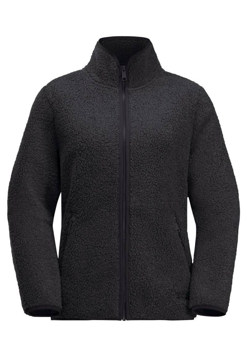 Jack Wolfskin Fleecejacke Damen High Curl Jacket Women L black black von Jack Wolfskin