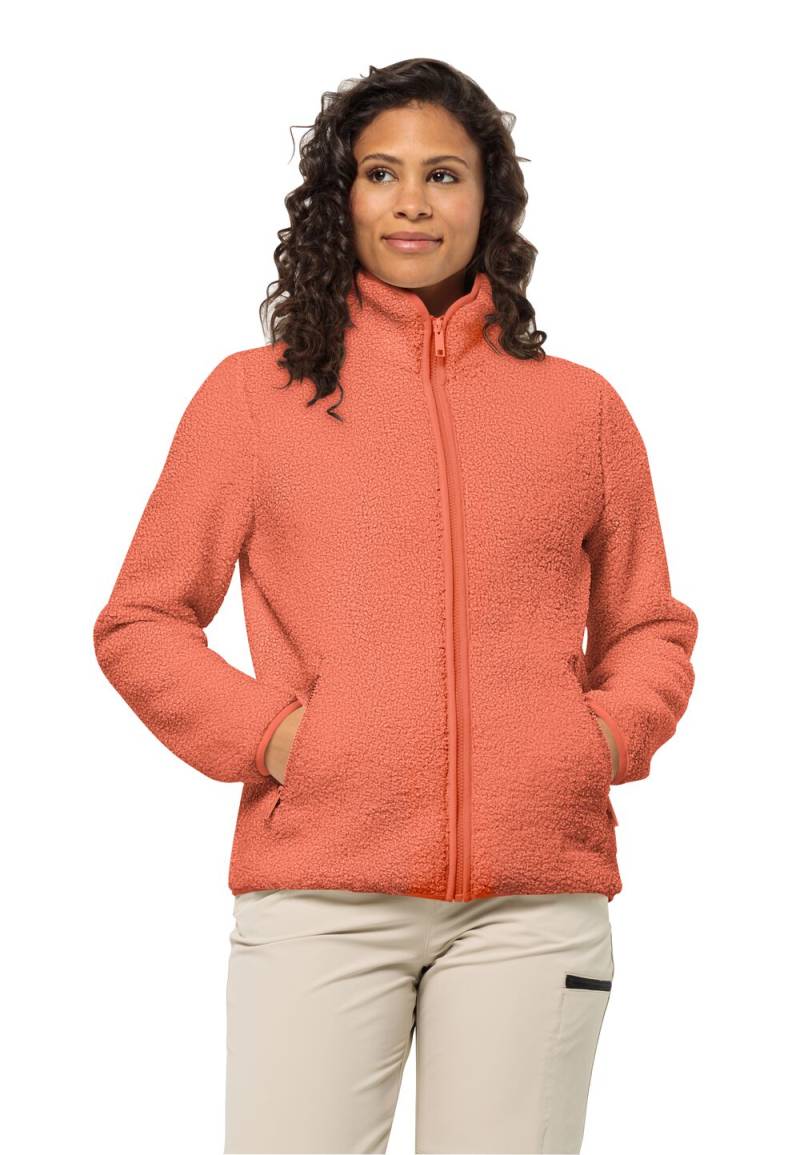 Jack Wolfskin Fleecejacke Damen High Curl Jacket Women M warm amber warm amber von Jack Wolfskin