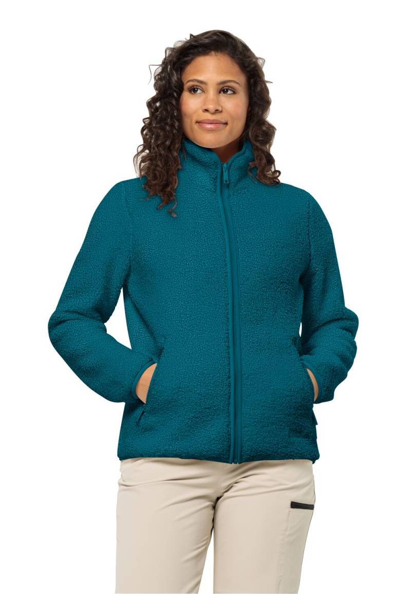 Jack Wolfskin Fleecejacke Damen High Curl Jacket Women XS teal teal von Jack Wolfskin