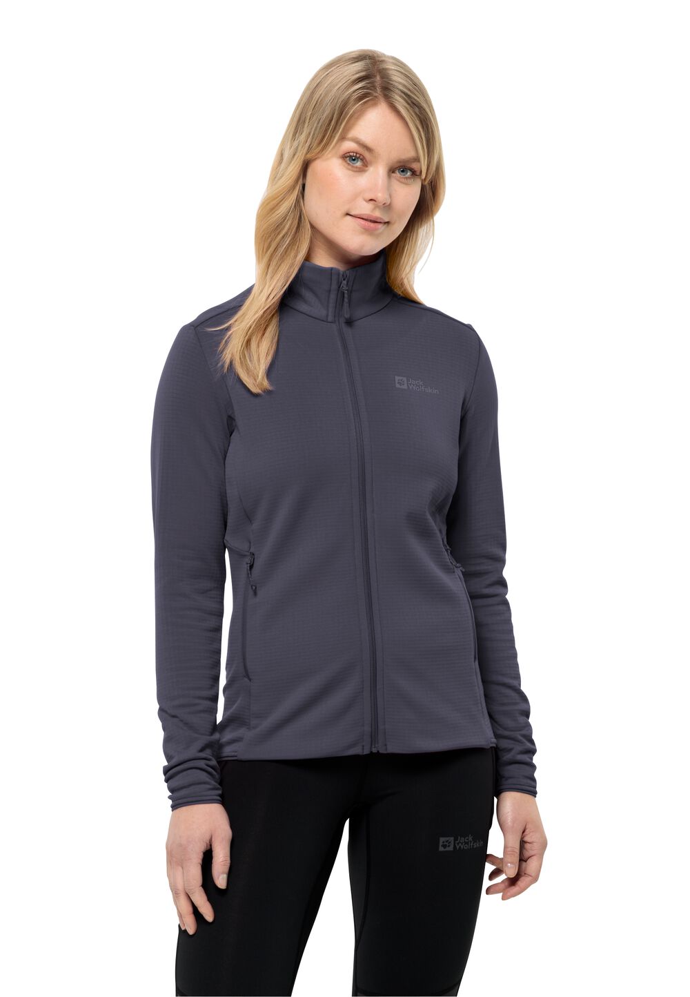 Jack Wolfskin Fleecejacke Damen Kolbenberg FZ Women L graphite Graphite von Jack Wolfskin