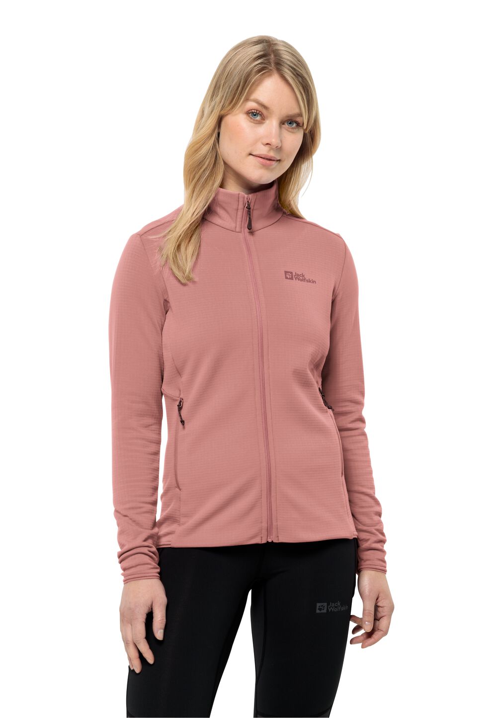 Jack Wolfskin Fleecejacke Damen Kolbenberg FZ Women M blush powder blush powder von Jack Wolfskin