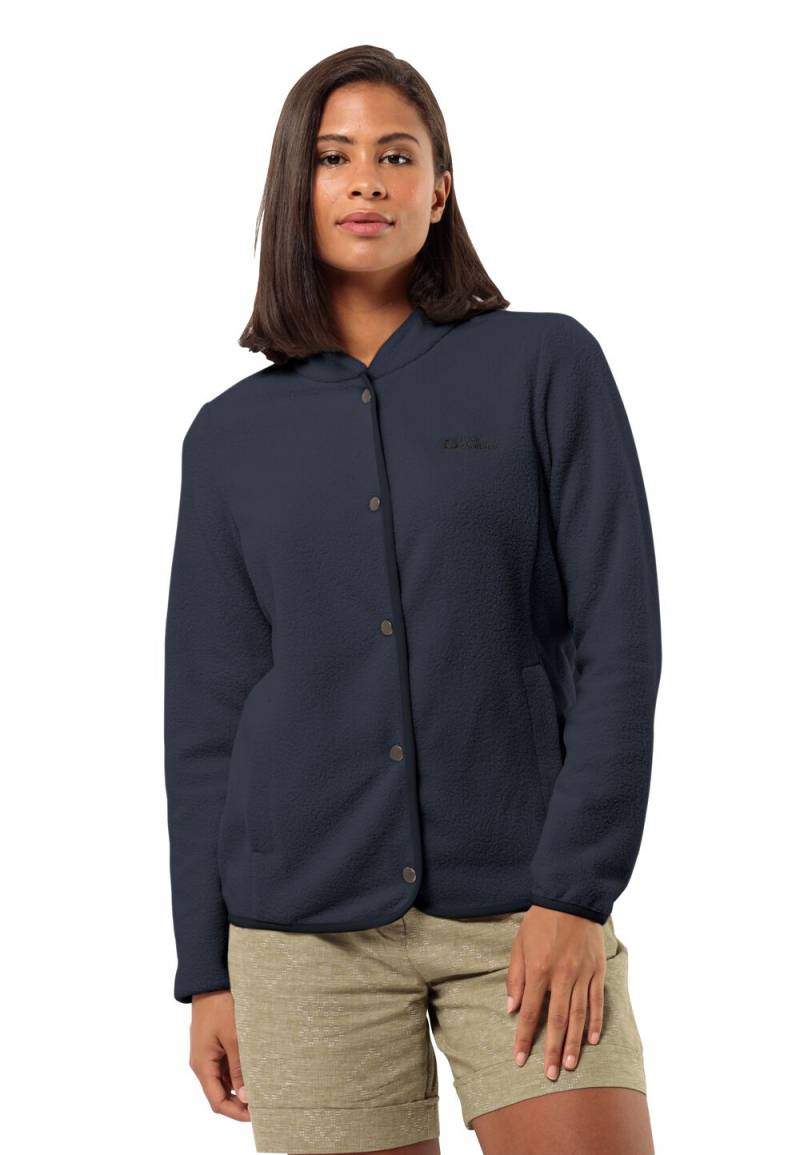 Jack Wolfskin Fleecejacke Damen Light Curl Jacket Women S blau night blue von Jack Wolfskin