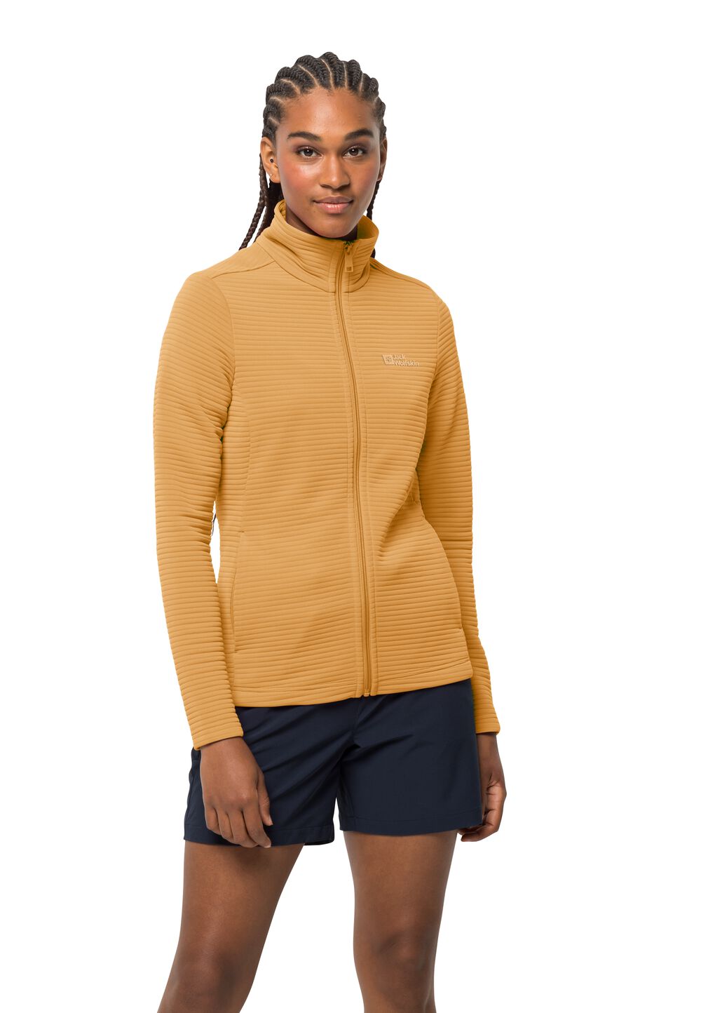 Jack Wolfskin Fleecejacke Damen Modesto Jacket Women XS honey yellow honey yellow von Jack Wolfskin