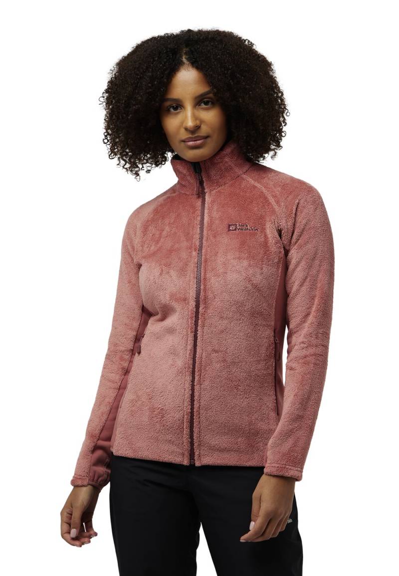 Jack Wolfskin Fleecejacke Damen Rotwand FZ Women L mineral red mineral red von Jack Wolfskin