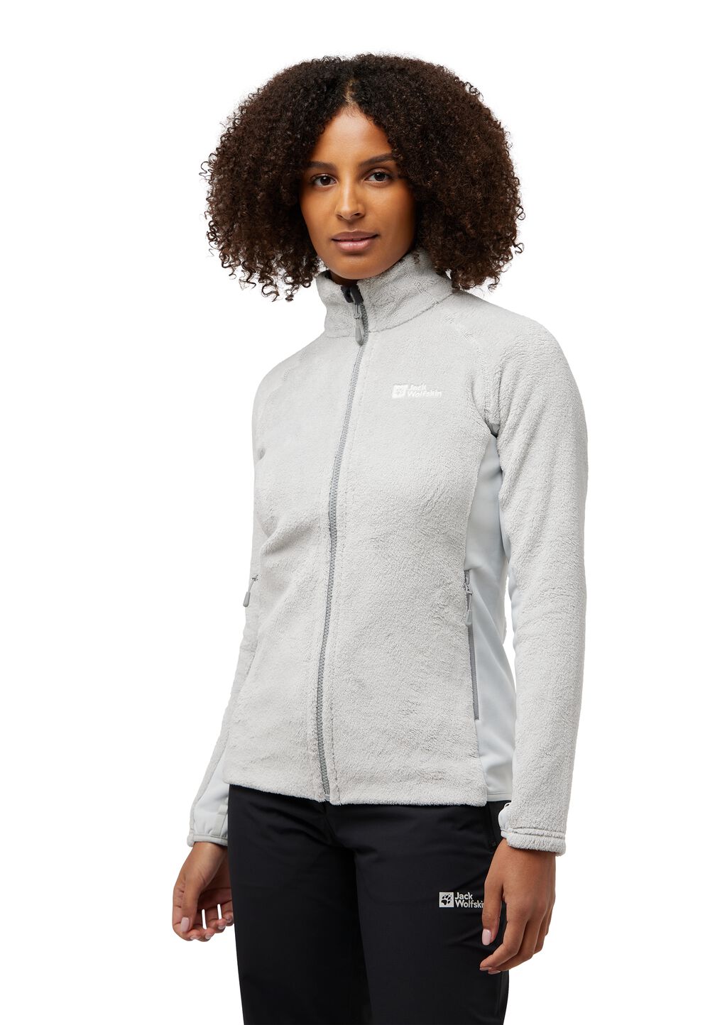 Jack Wolfskin Fleecejacke Damen Rotwand FZ Women XS cool grey Cool Grey von Jack Wolfskin