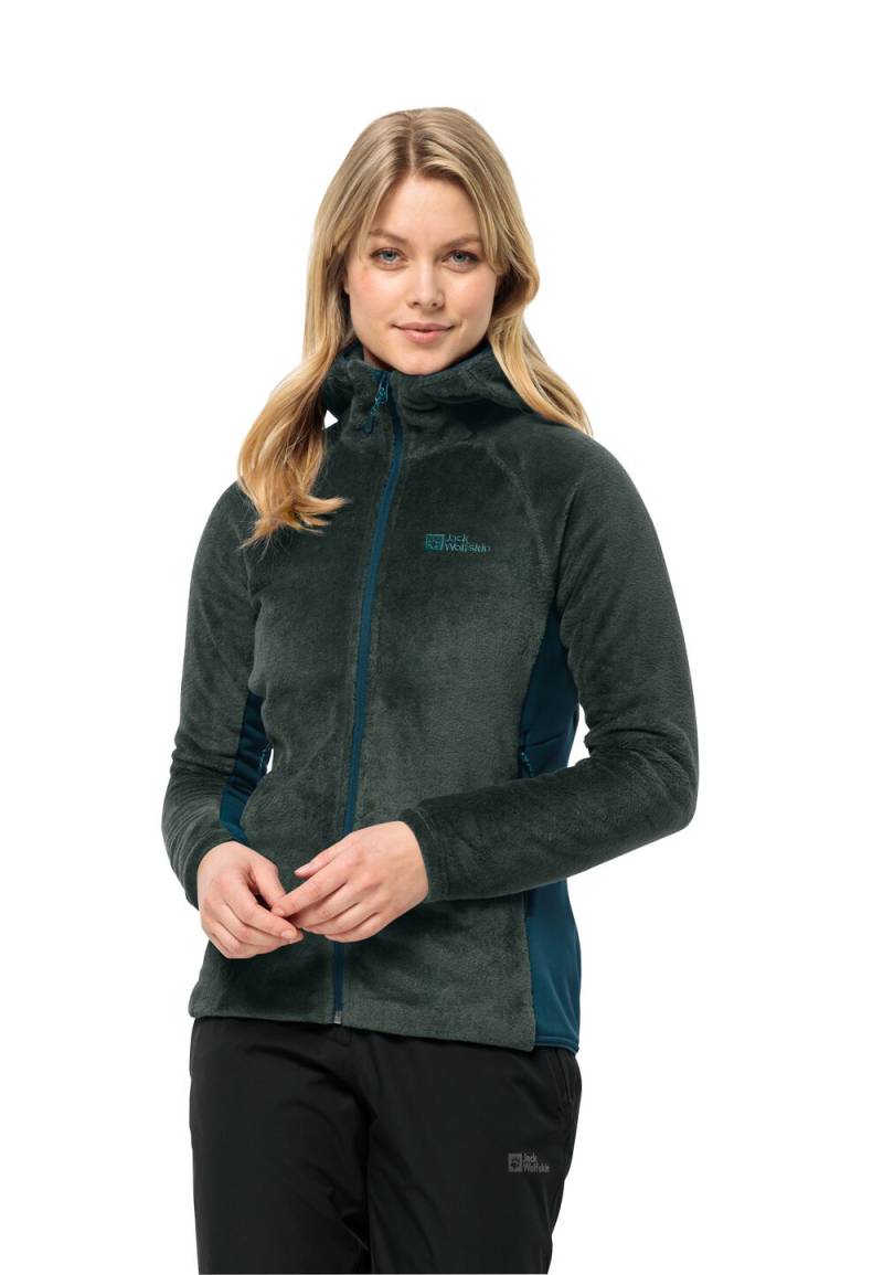 Jack Wolfskin Fleecejacke Damen Rotwand Hooded FZ Women XL sea green sea green von Jack Wolfskin