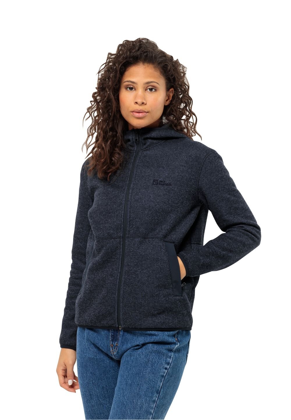 Jack Wolfskin Fleecejacke Damen Tannenspur Jacket Women L blau night blue von Jack Wolfskin