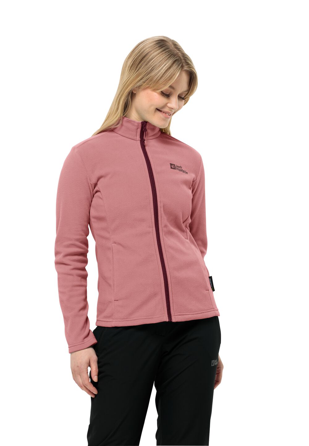 Jack Wolfskin Fleecejacke Damen Taunus FZ Women L blush powder blush powder von Jack Wolfskin