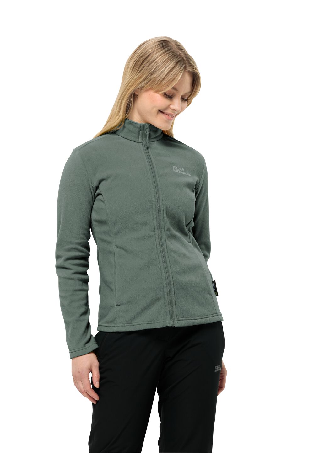 Jack Wolfskin Fleecejacke Damen Taunus FZ Women L hedge green hedge green von Jack Wolfskin