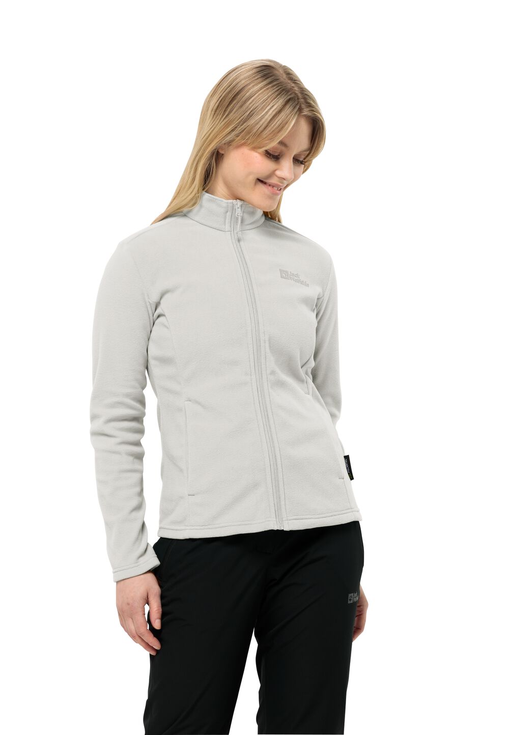 Jack Wolfskin Fleecejacke Damen Taunus FZ Women XS weiß stark white von Jack Wolfskin