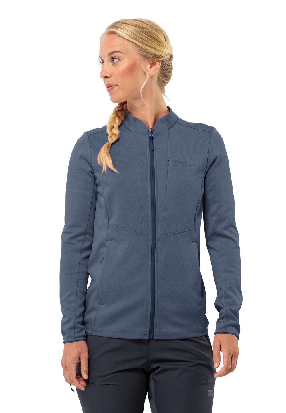 Jack Wolfskin Fleecejacke Damen Tervern FZ Women S evening sky Evening Sky von Jack Wolfskin