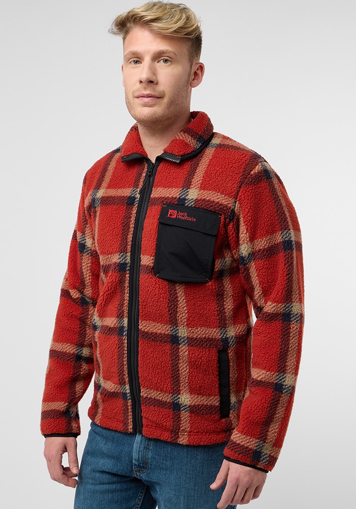 Jack Wolfskin Fleecejacke »FELSLICHT CHECK JKT M« von Jack Wolfskin