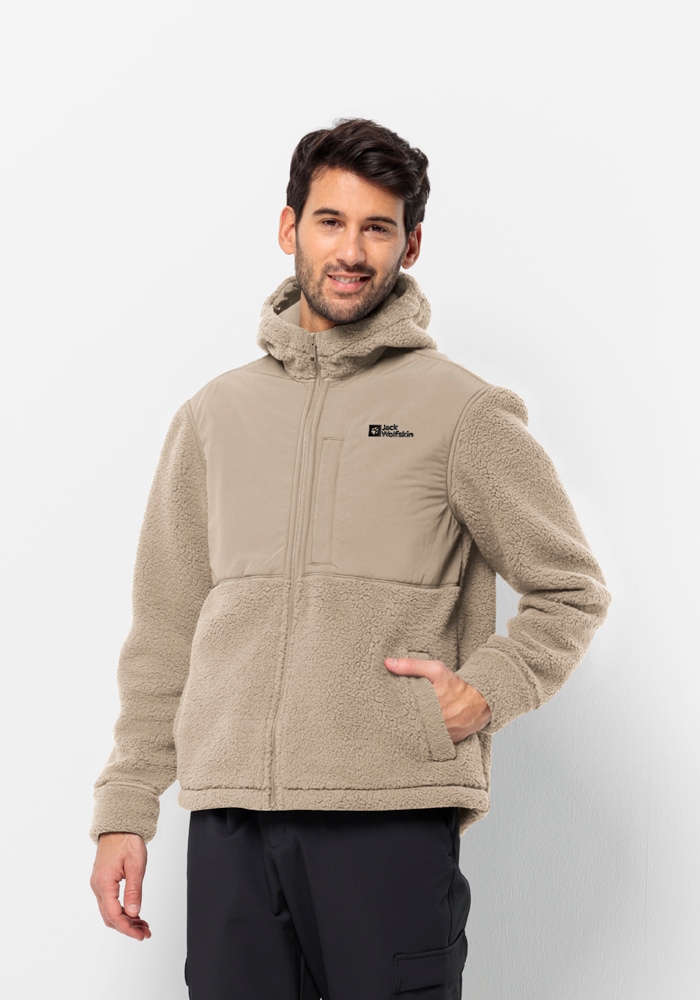 Jack Wolfskin Fleecejacke »FELSLICHT HOODED JKT M«, mit Kapuze von Jack Wolfskin