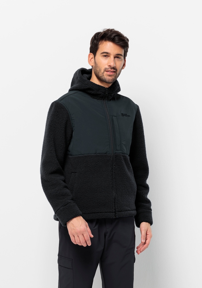 Jack Wolfskin Fleecejacke »FELSLICHT HOODED JKT M«, mit Kapuze von Jack Wolfskin