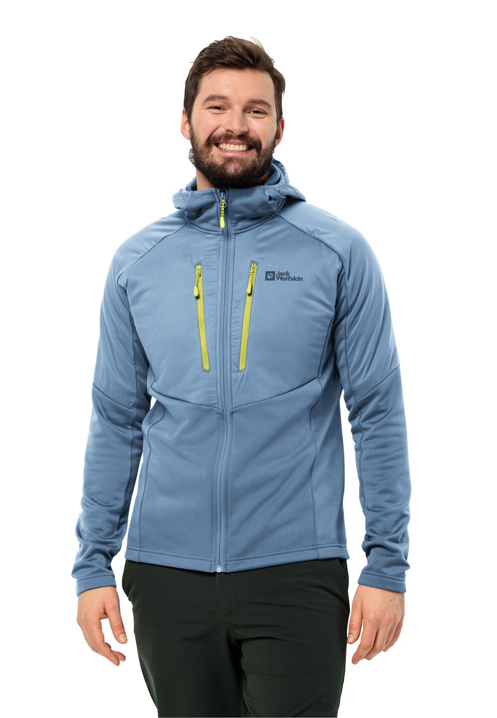 Jack Wolfskin Fleecejacke Herren Alpgrat Pro Ins FZ Men L elemental blue elemental blue von Jack Wolfskin