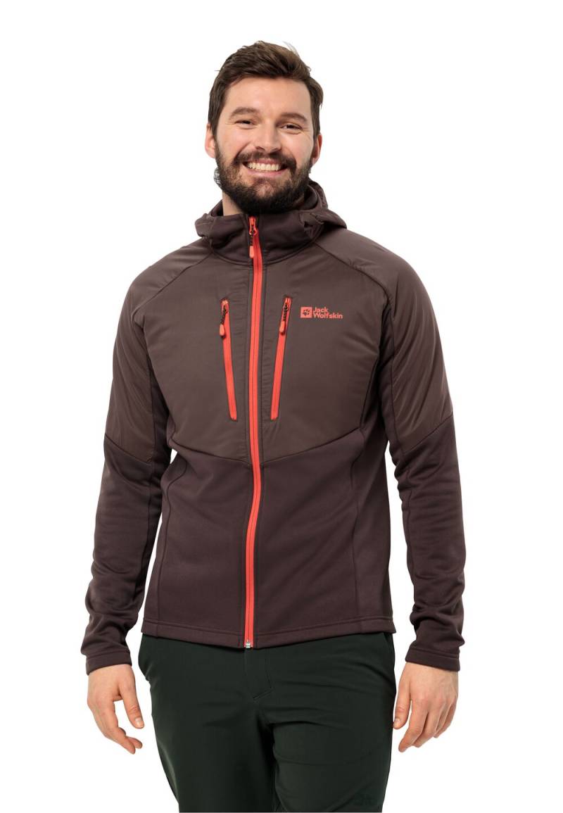 Jack Wolfskin Fleecejacke Herren Alpgrat Pro Ins FZ Men L red earth red earth von Jack Wolfskin