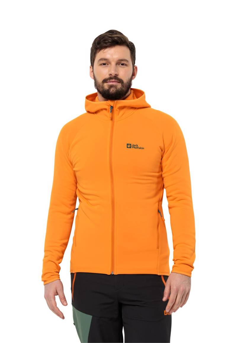 Jack Wolfskin Fleecejacke Herren Baiselberg Hooded FZ Men M dragon fire dragon fire von Jack Wolfskin