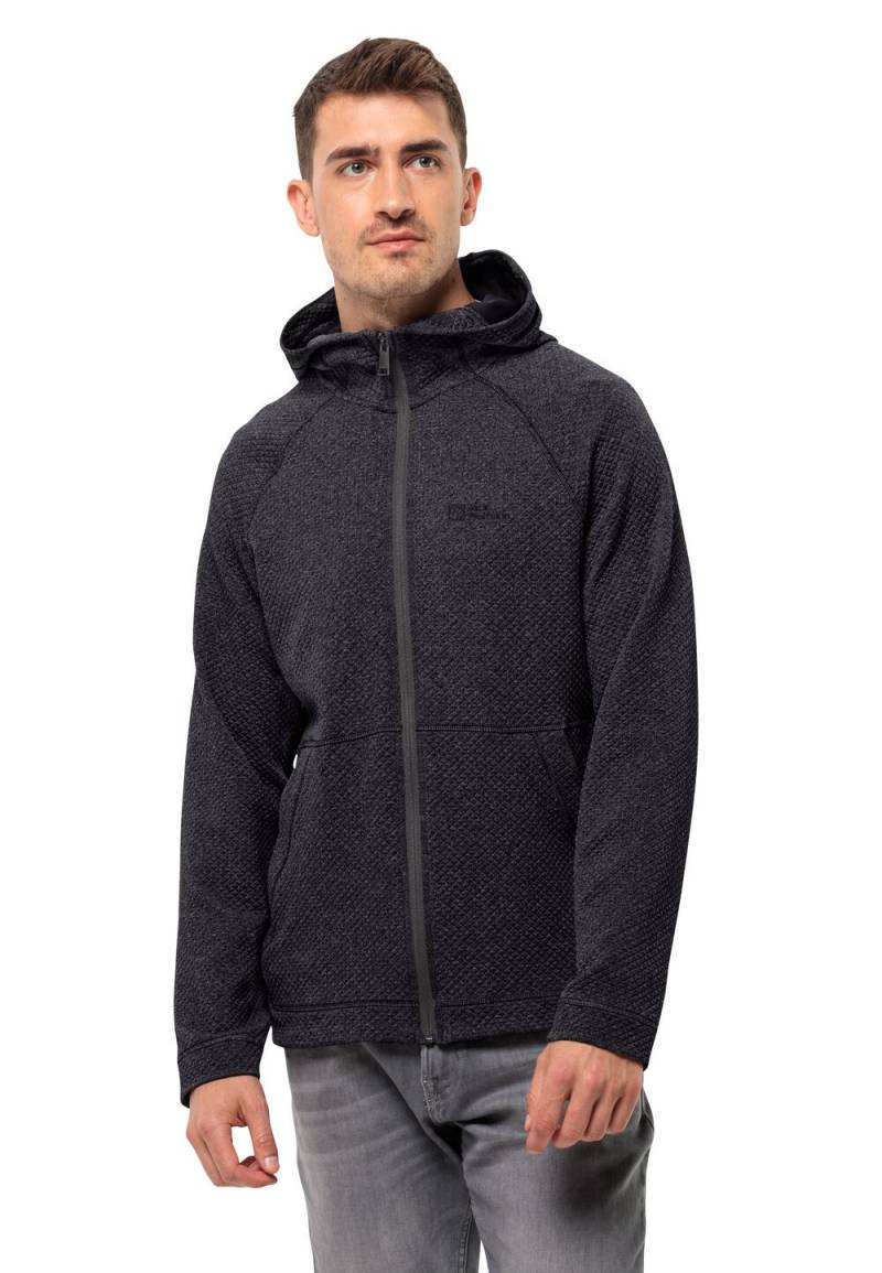 Jack Wolfskin Fleecejacke Herren Fernweh Hooded Jacket Men XXXL black black von Jack Wolfskin