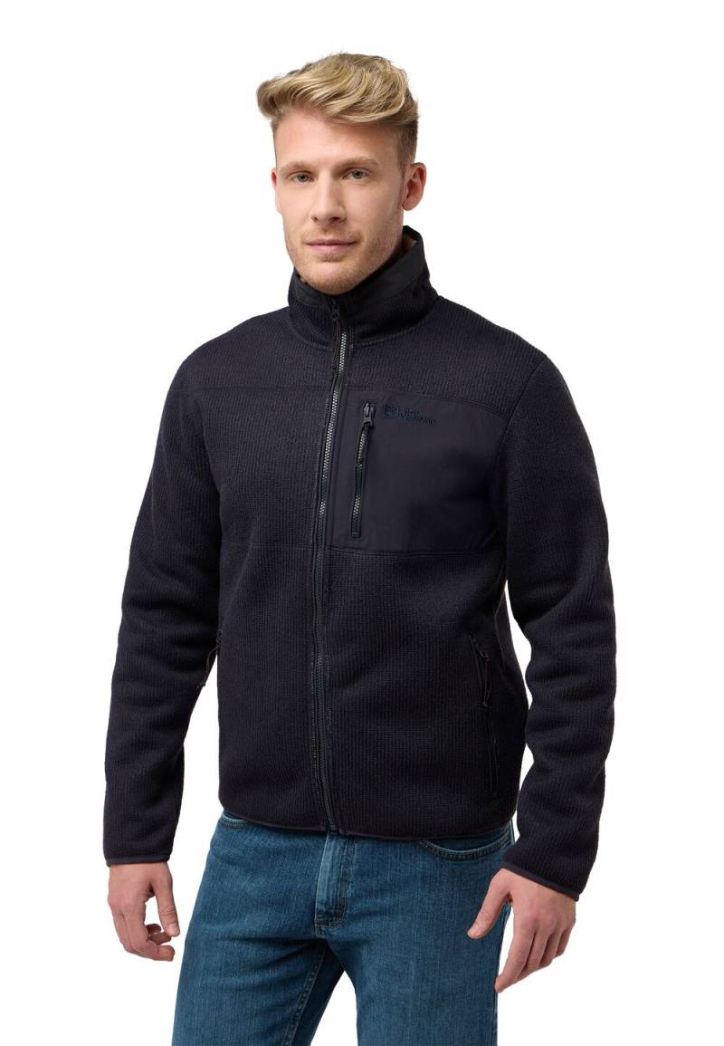 Jack Wolfskin Fleecejacke Herren Kaminfeuer Jacket Men 2XL dark navy dark navy von Jack Wolfskin