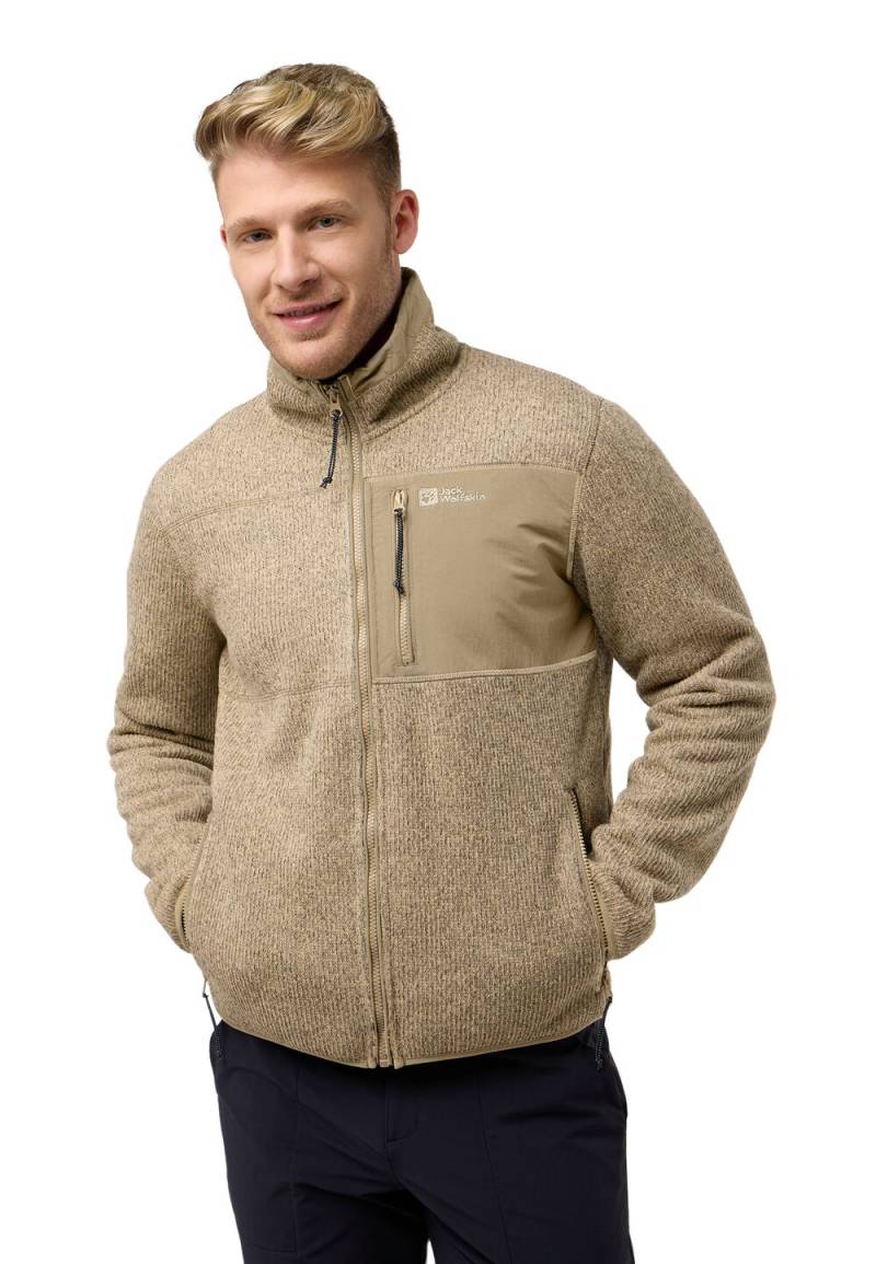 Jack Wolfskin Fleecejacke Herren Kaminfeuer Jacket Men S anis anis von Jack Wolfskin