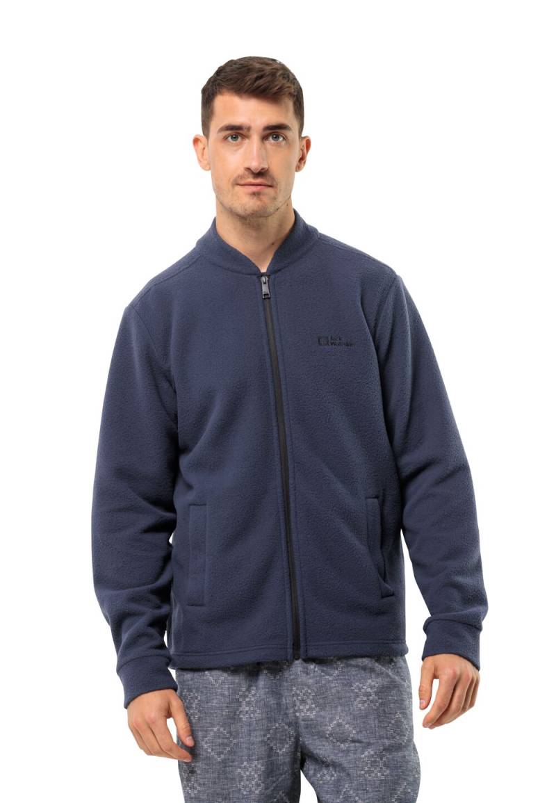 Jack Wolfskin Fleecejacke Herren Light Curl Jacket Men L blau night blue von Jack Wolfskin