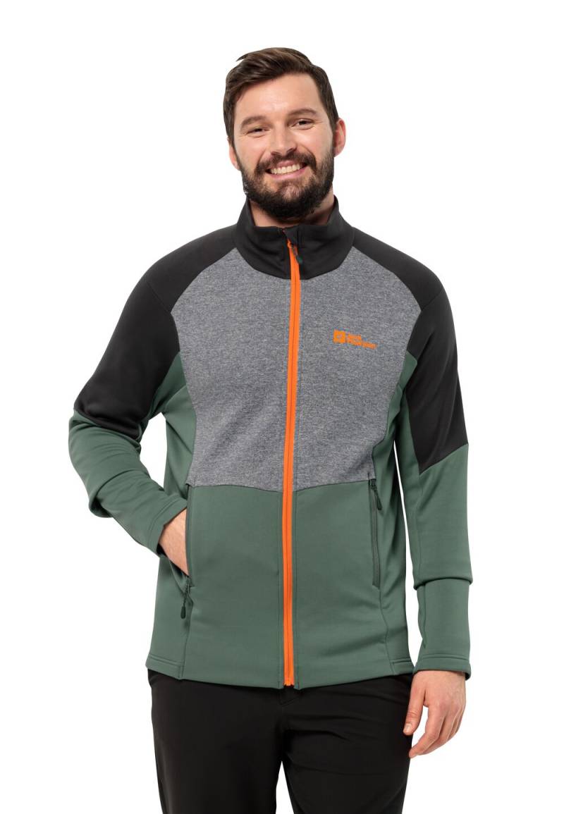 Jack Wolfskin Fleecejacke Herren Marienberg FZ Men L hedge green Hedge Green von Jack Wolfskin