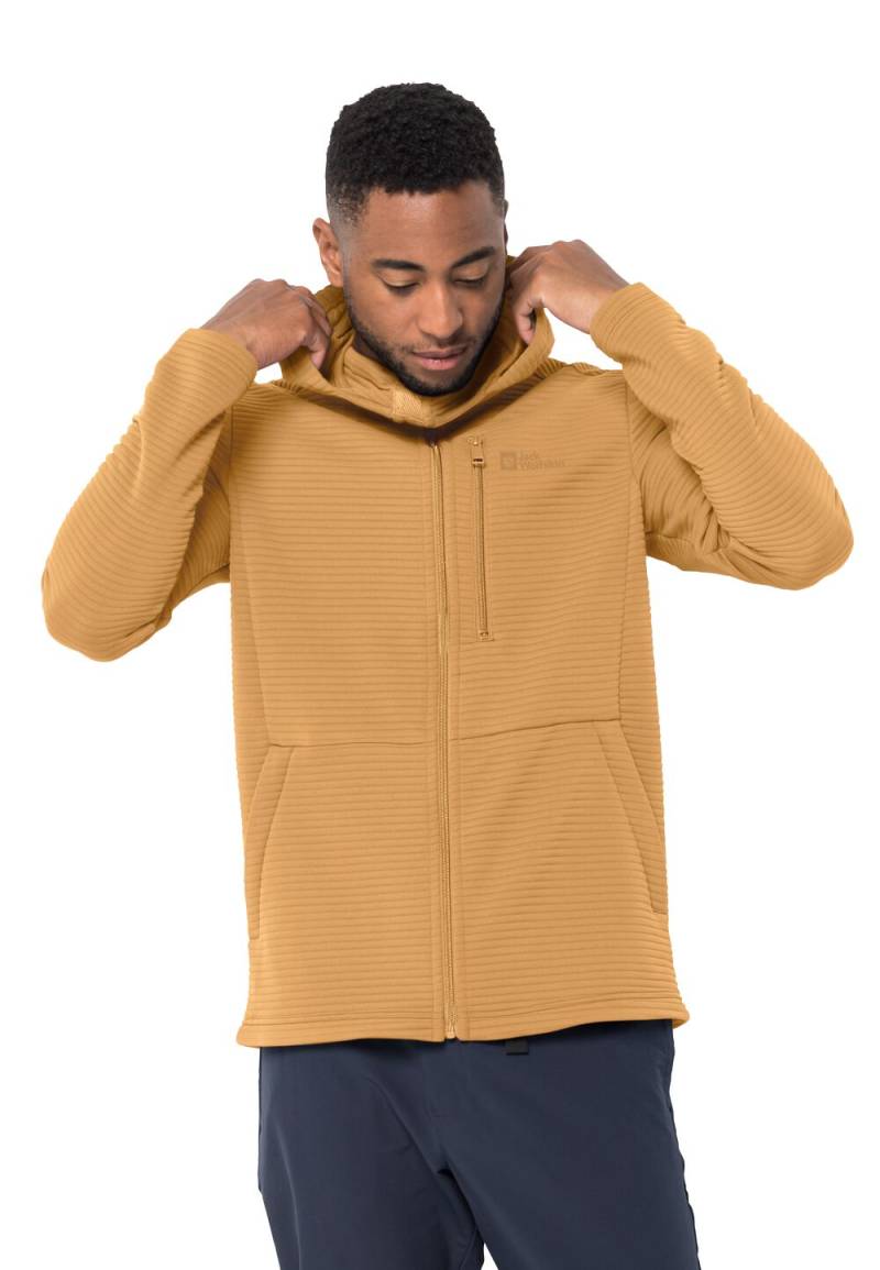 Jack Wolfskin Modesto Hooded Jacket Men L honey yellow honey yellow von Jack Wolfskin