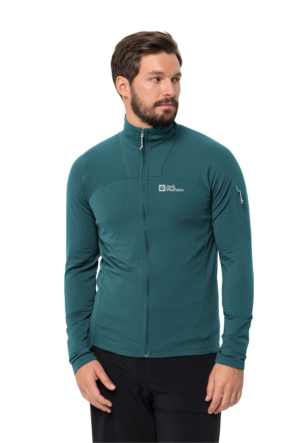 Jack Wolfskin Fleecejacke Herren Prelight FZ Men M emerald emerald von Jack Wolfskin