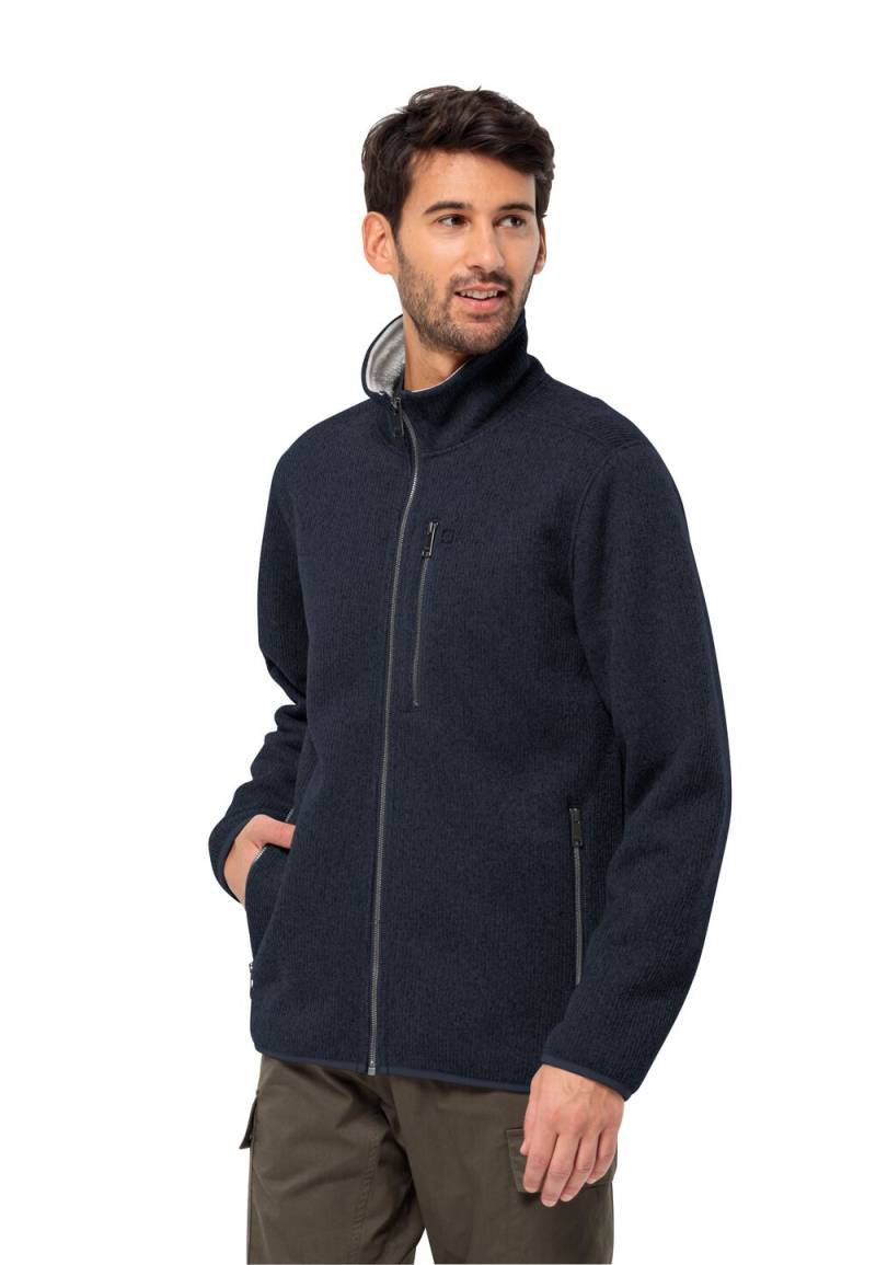 Jack Wolfskin Fleecejacke Herren Robson Fjord Jacket L blau night blue von Jack Wolfskin