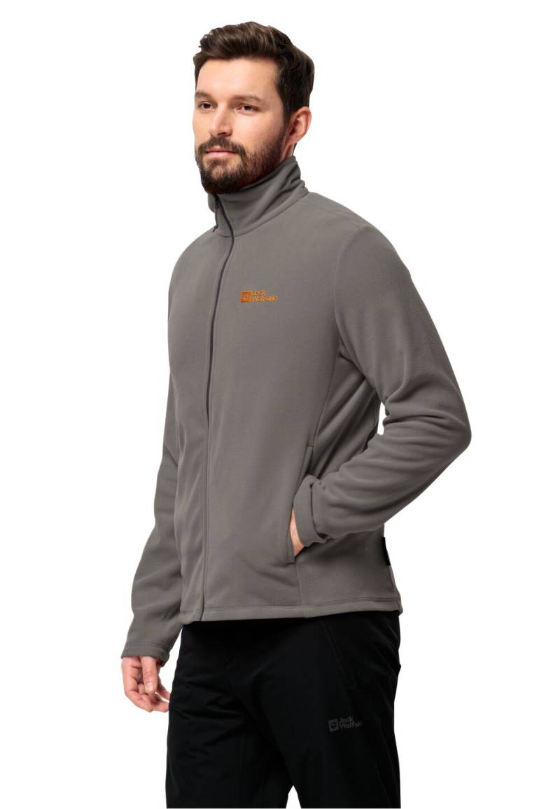 Jack Wolfskin Fleecejacke Herren Taunus FZ Men S smokey grey smokey grey von Jack Wolfskin