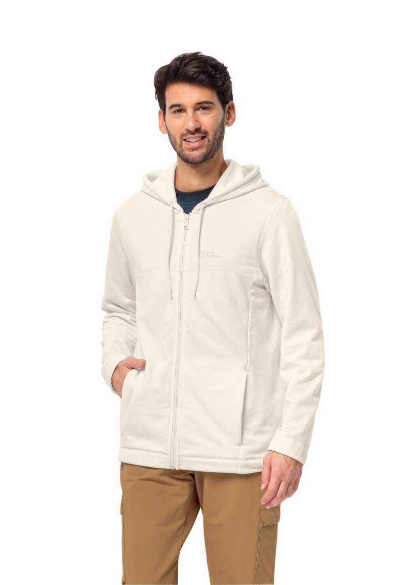 Jack Wolfskin Fleecejacke Herren Waldsee Hooded Jacket Men S cotton white cotton white von Jack Wolfskin