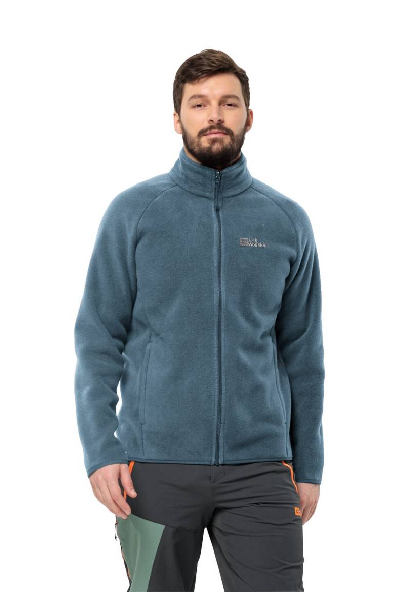 Jack Wolfskin Fleecejacke Herren Waldsteig FZ Men 2XL nature blue nature blue von Jack Wolfskin