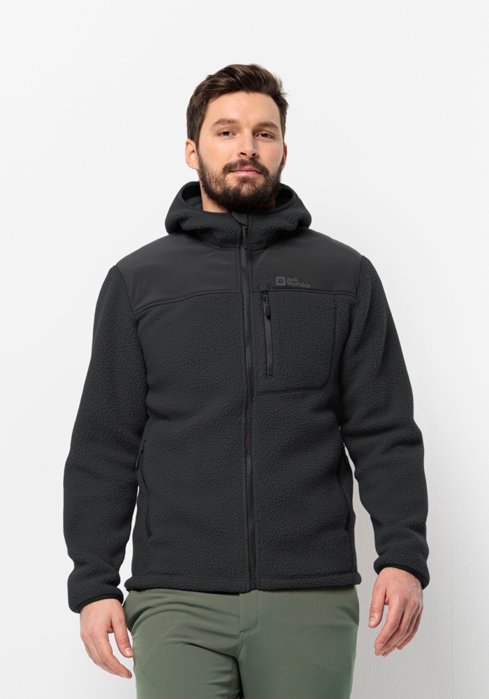 Jack Wolfskin Fleecejacke »KAMMWEG PILE FZ M«, mit Kapuze Jack Wolfskin Fleecejacke »KAMMWEG PILE FZ M«, mit Kapuze von Jack Wolfskin