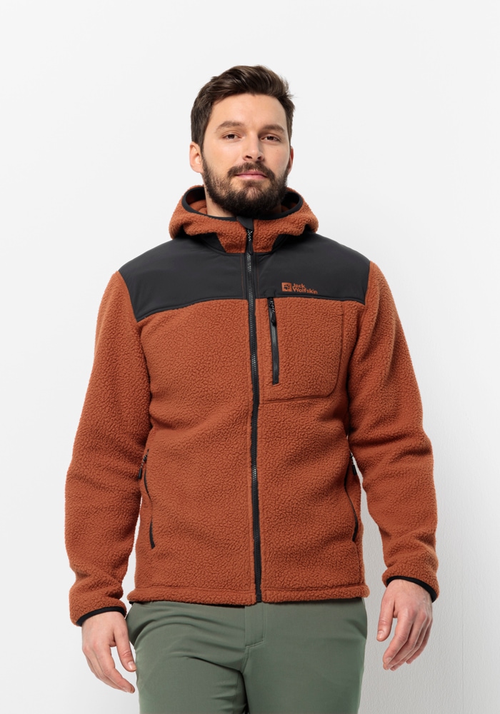Jack Wolfskin Fleecejacke »KAMMWEG PILE FZ M«, mit Kapuze Jack Wolfskin Fleecejacke »KAMMWEG PILE FZ M«, mit Kapuze von Jack Wolfskin