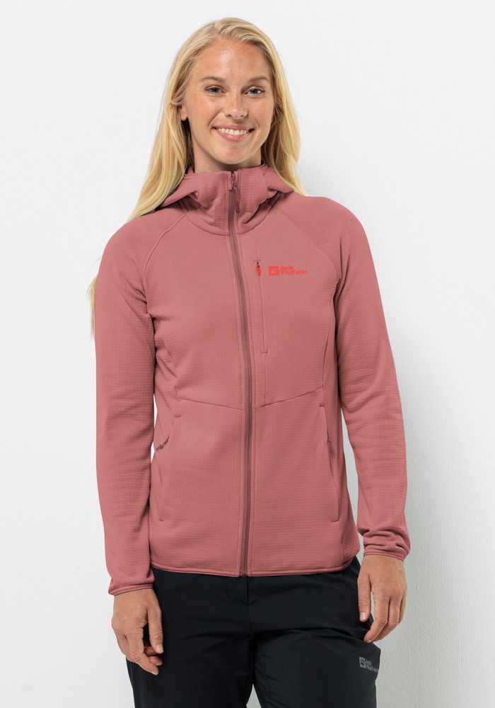 Jack Wolfskin Fleecejacke »KOLBENBERG HOODED FZ W«, mit Kapuze von Jack Wolfskin