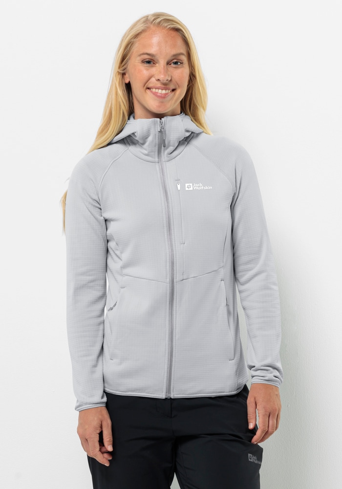 Jack Wolfskin Fleecejacke »KOLBENBERG HOODED FZ W«, mit Kapuze von Jack Wolfskin