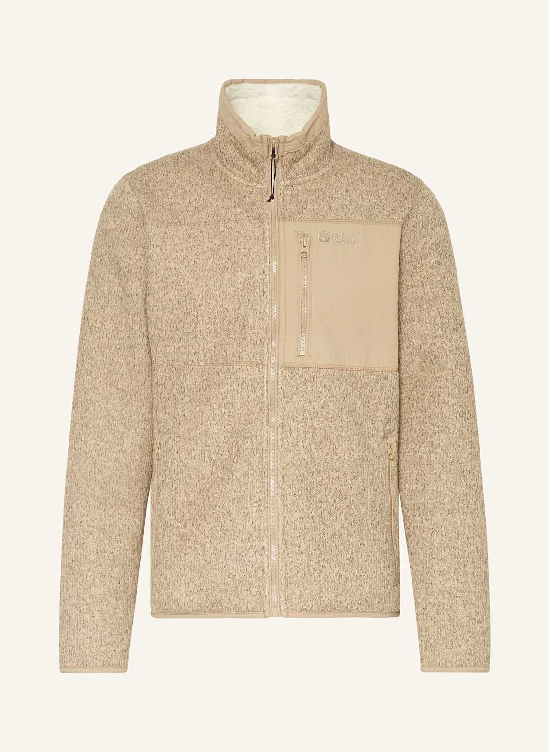 Jack Wolfskin Fleecejacke Kaminfeuer beige von Jack Wolfskin